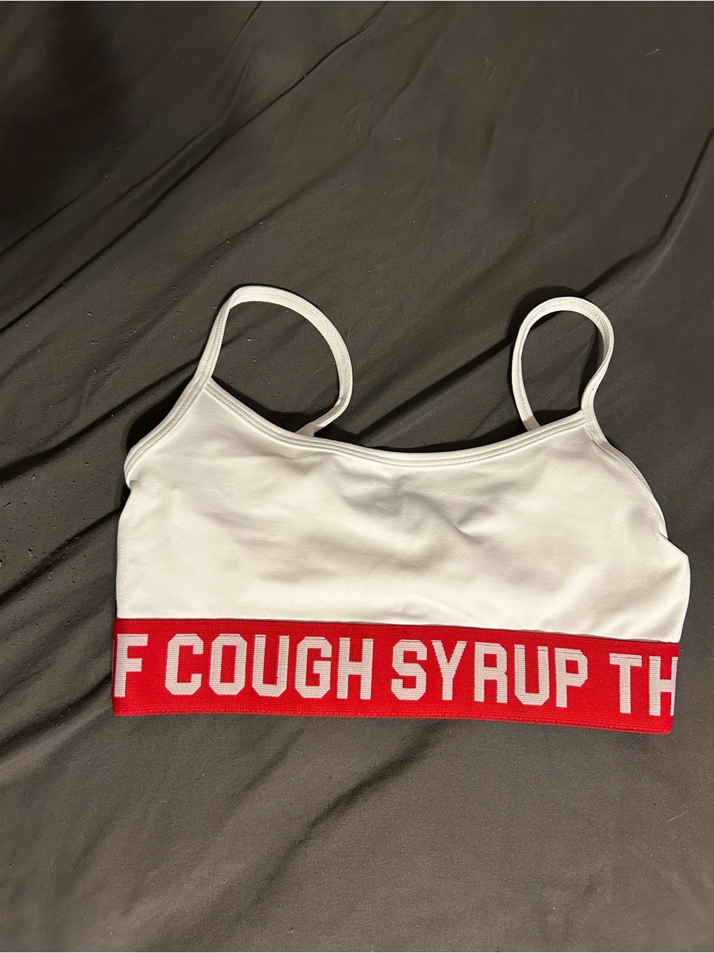 That’s A Awful Lot Of Cough Syrup Sports Bra